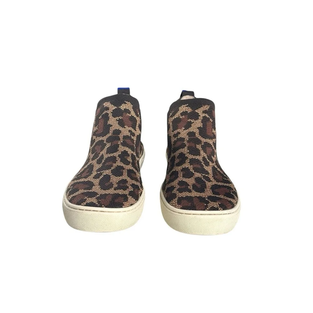 Rothy's Women's Chelsea Boot Wildcat‎ Leopard Print Size W9.5